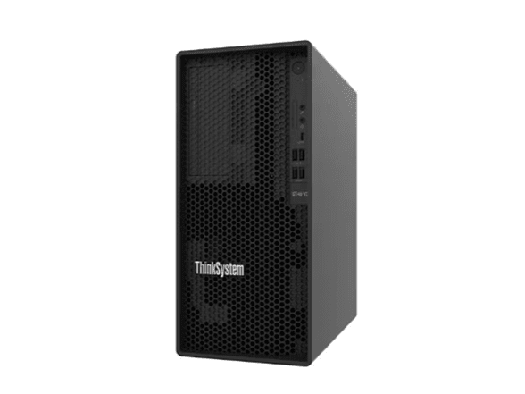 Lenovo ThinkSystem ST45 V3 Tower Server - AMD EPYC 4004 12-Core - 64GB DDR5 - PCIe x16 & x1 - NVMe M.2 - Hot-Swap Drives