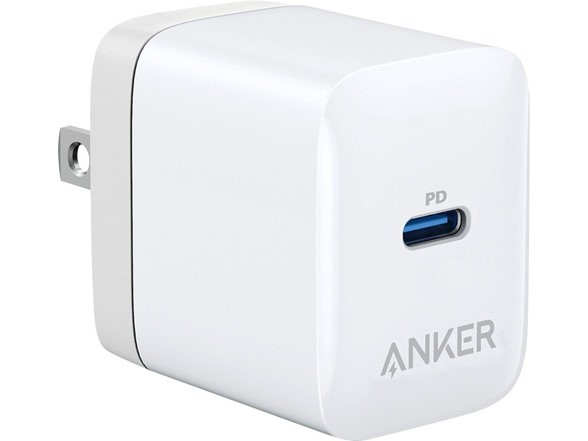 (Value Packs) Anker 20W PD USB-C Wall Charger with Folding Prongs