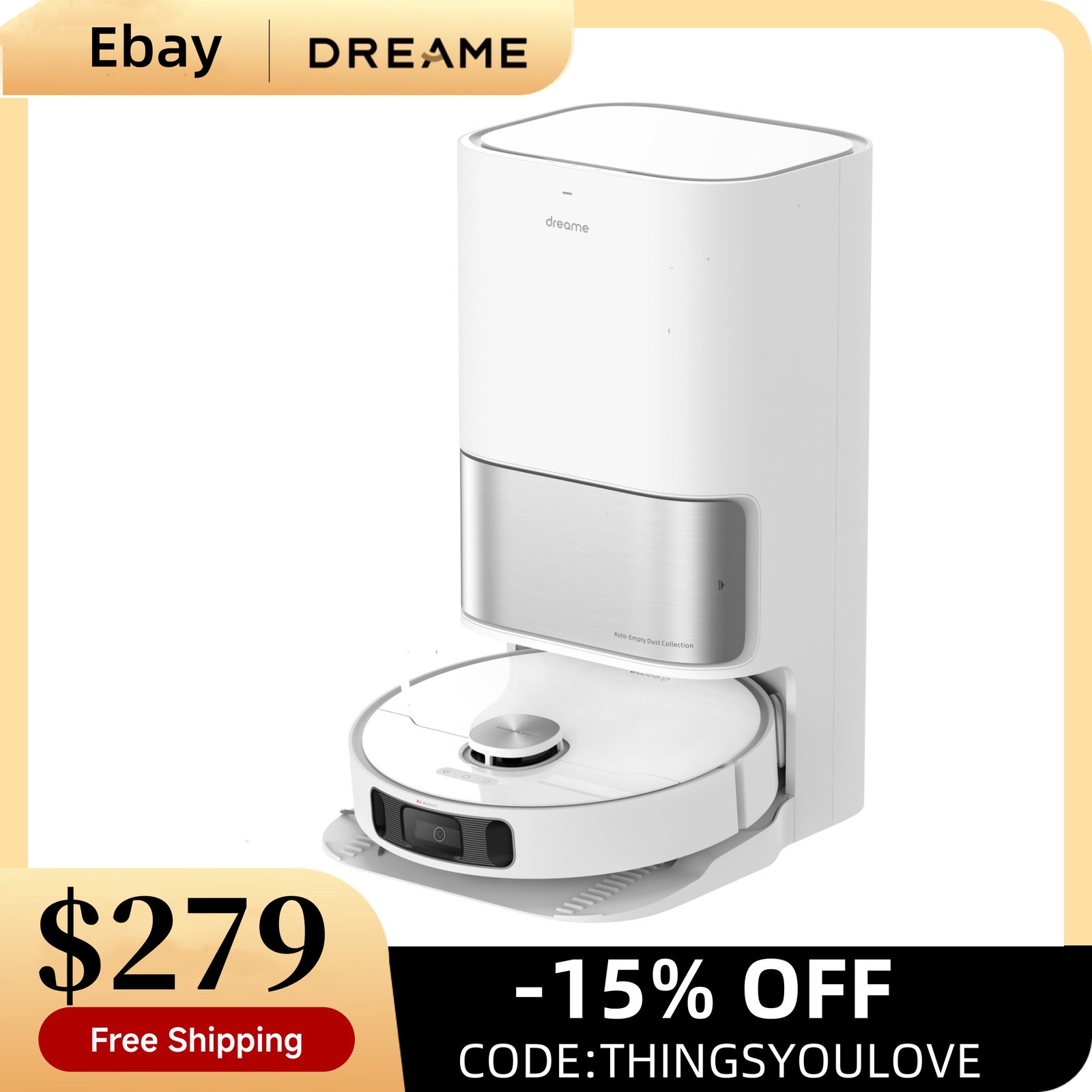 DREAME L10s Ultra Robot Vacuum Fully Automated Cleaning Certified Refurbished