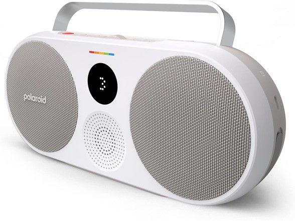 (NEW) Polaroid P3 - Retro-Futuristic Wireless Bluetooth Rechargeable Boombox with Dual Stereo Pairing